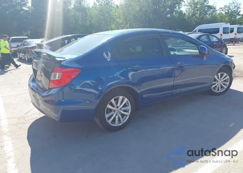 2012 Honda Civic Ex из США, поврежденный, VIN 2HGFB2F89CH502570